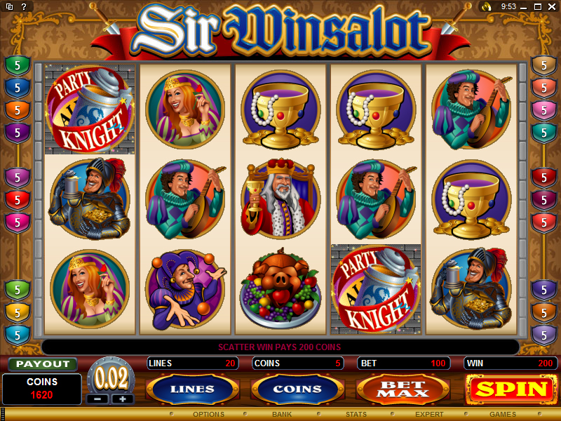 Play Sir Winsalot and learn where you can play for real money online!
