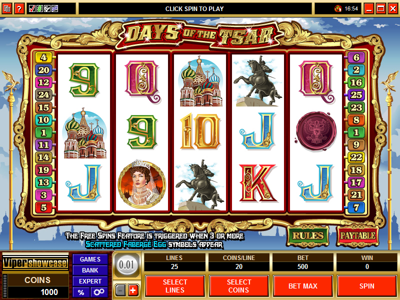 Play Days of the Tsar now!
