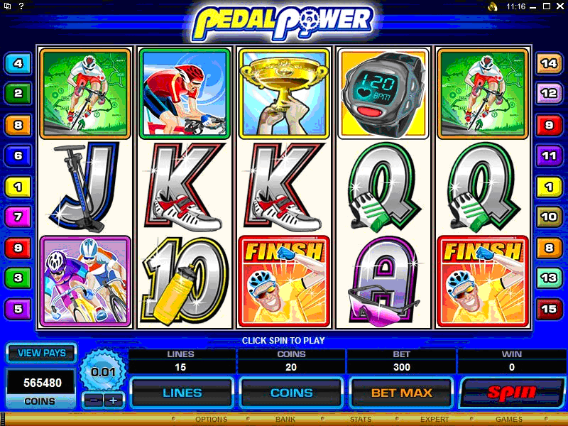 Play Pedal Power and learn where you can play for real money online!