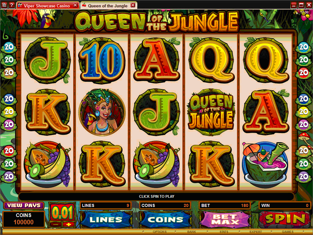 Play Queen Of The Jungle and learn where you can play for real money online!