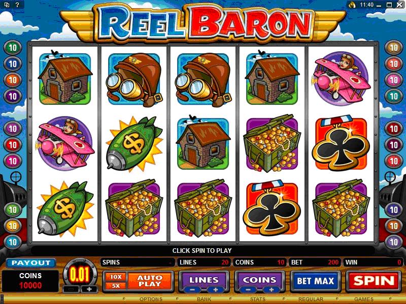 Play Reel Baron and learn where you can play for real money online!