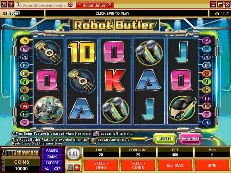 Play Robot Butler and learn where you can play for real money online!
