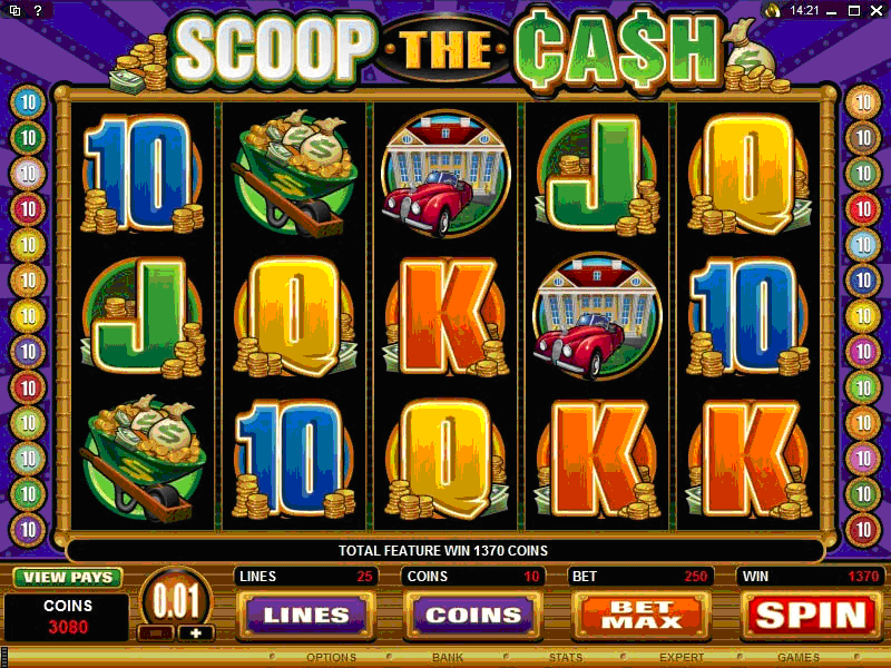 Play Scoop The Cash and learn where you can play for real money online!