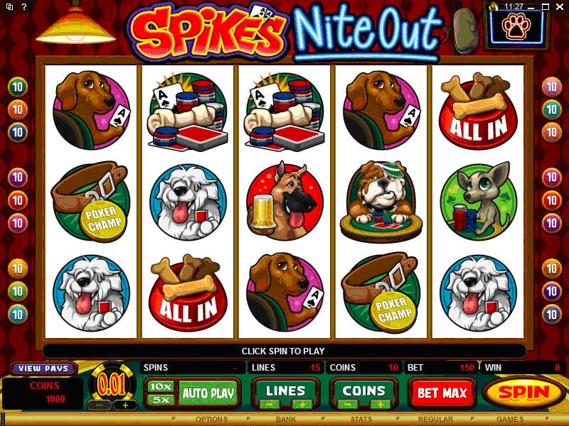 Play Spikes Nite Out and learn where you can play for real money online!