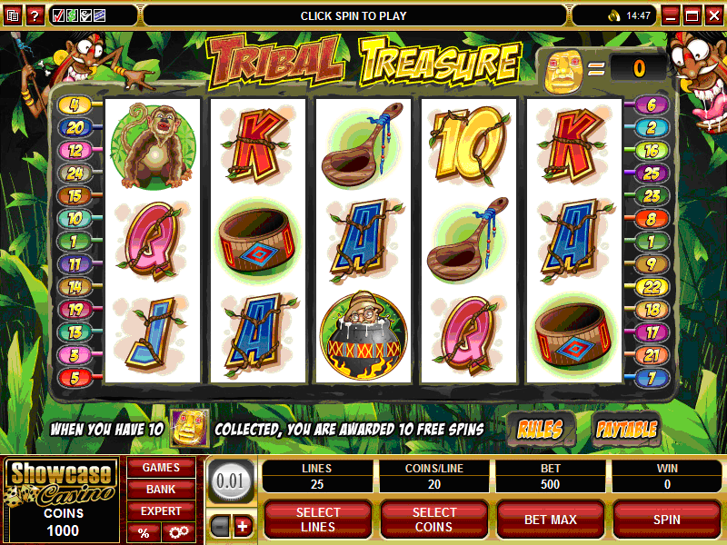 Play Tribal Treasure and learn where you can play for real money online!