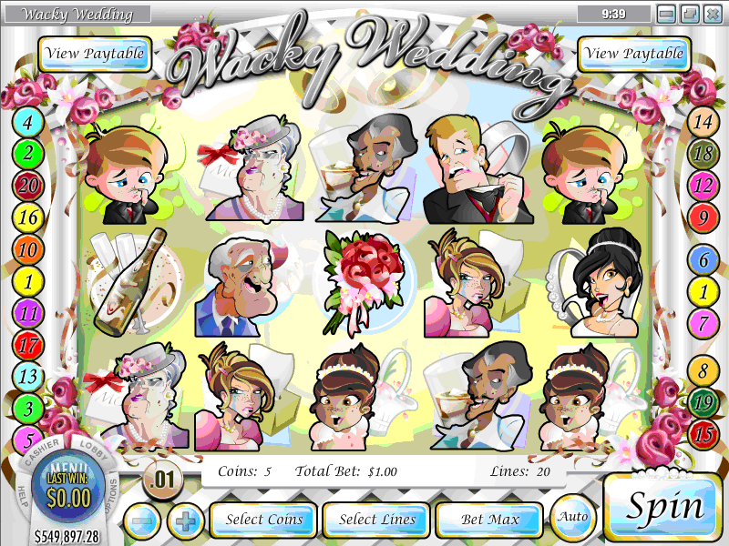 Play Wacky Wedding and learn where you can play for real money online!