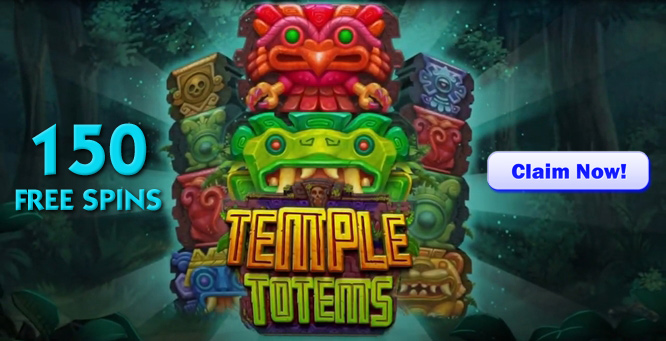 150 No Deposit FS for Temple Totems at BonusBlitz Casino