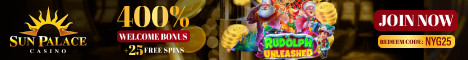 | No Deposit Needed | No Deposit Casinos 25 No Deposit Fs For Rudolph Unleashed At Sun Palace Casino