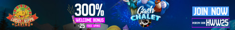 25 No Deposit Fs On Cash Chalet At Lucky Hippo Casino