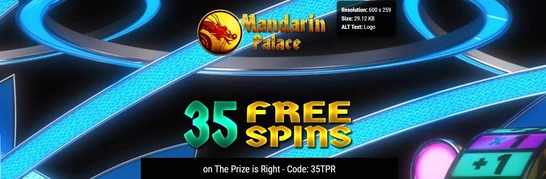 35 Free Spins No Deposit at Mandarin Palace Casino