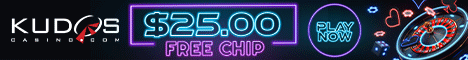 Kudos Casino Free Chip