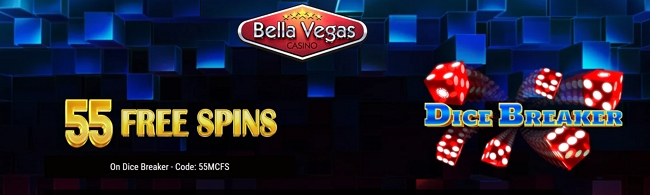 55 Free Spins No Deposit at Bella Vegas Casino- Claim Now!