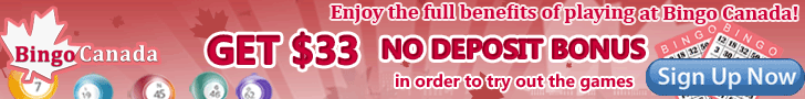 Bingo Canada No Deposit Bonus