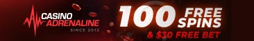 Casino Adrenaline 100 No Deposit Free Spins