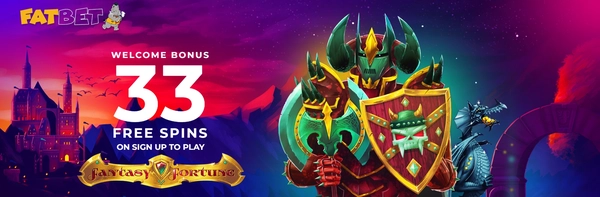 33 No Deposit Free Spins at Fatbet Casino 