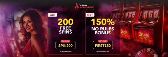 Casino Adrenaline | No Deposit Needed | No Deposit Online Casinos Casino Adrenaline