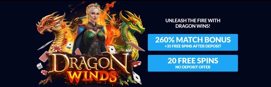 | No Deposit Needed | No Deposit Online Casinos 20 FS No Deposit on Dragon Winds at CoolCat Casino