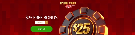 Grande Vegas Casino 25 No Deposit Bonus