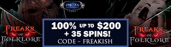Lincoln Casino No Deposit 45 Free Spins on Screaming Chillis