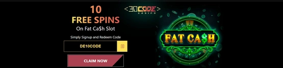 No Deposit Bonus 10 Free Spins at Decode Casino
