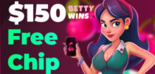 No Deposit Free Chip At Bettywins Casino