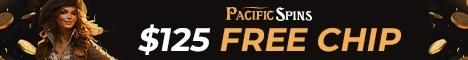 Pacific Spins Casino $125 No Deposit
