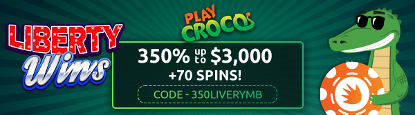 Playcroco Casino No Deposit 35 Free Spins For Liberty Wins